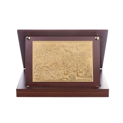 순금 십장생 상패우드케이스 11.25g(999.9‰)